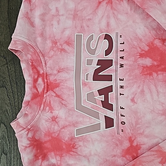 VANS Off The Wall Tie Dye Crew Neck Sweatshirt Size S - Picture 3 of 11